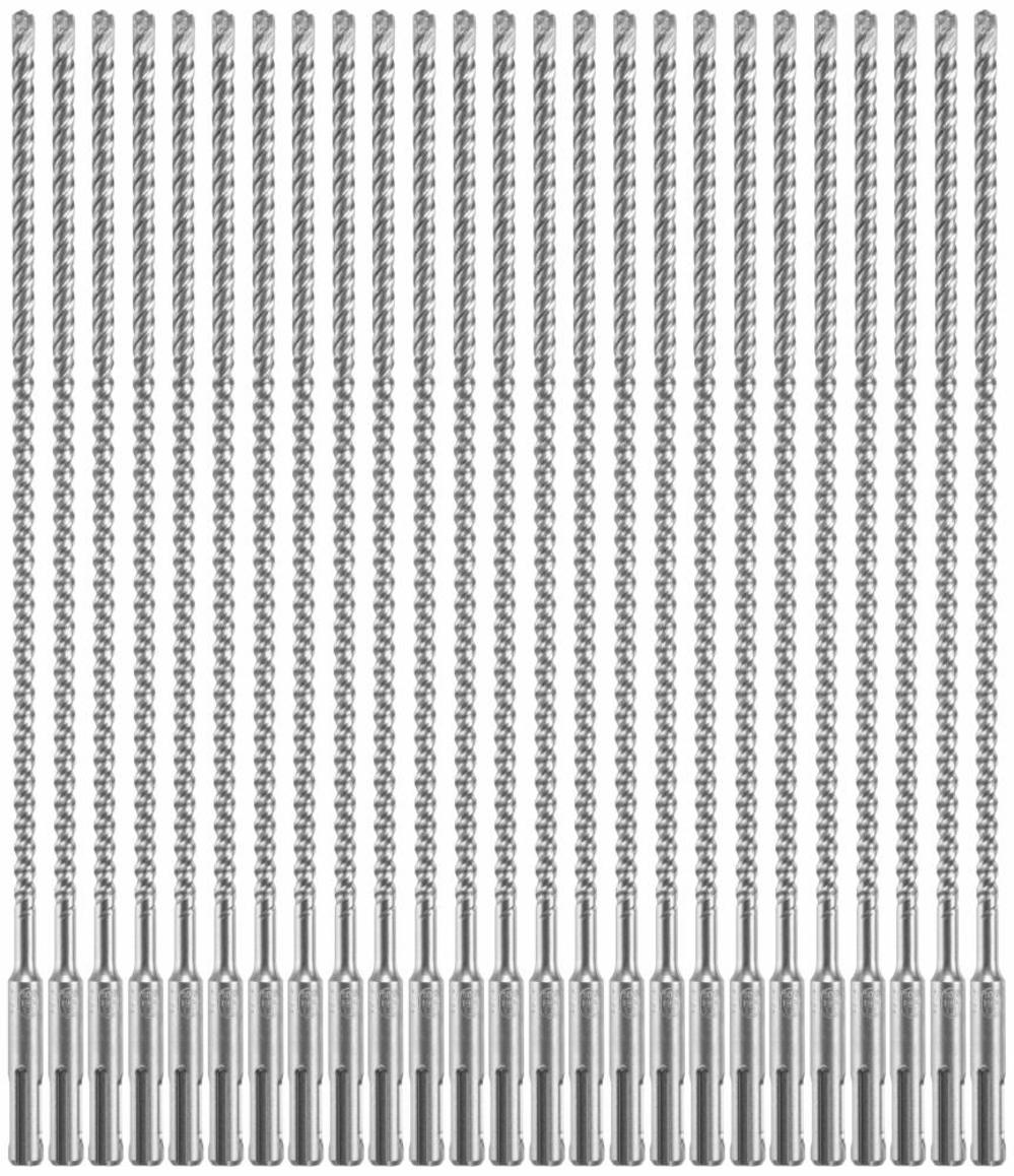 Bosch 25 pc. 1/4 In. x 10 In. x 12 In. SDS-plus Bulldog Xtreme Carbide Rotary Hammer Drill Bits HCFC2044B25 from Bosch - Intensery