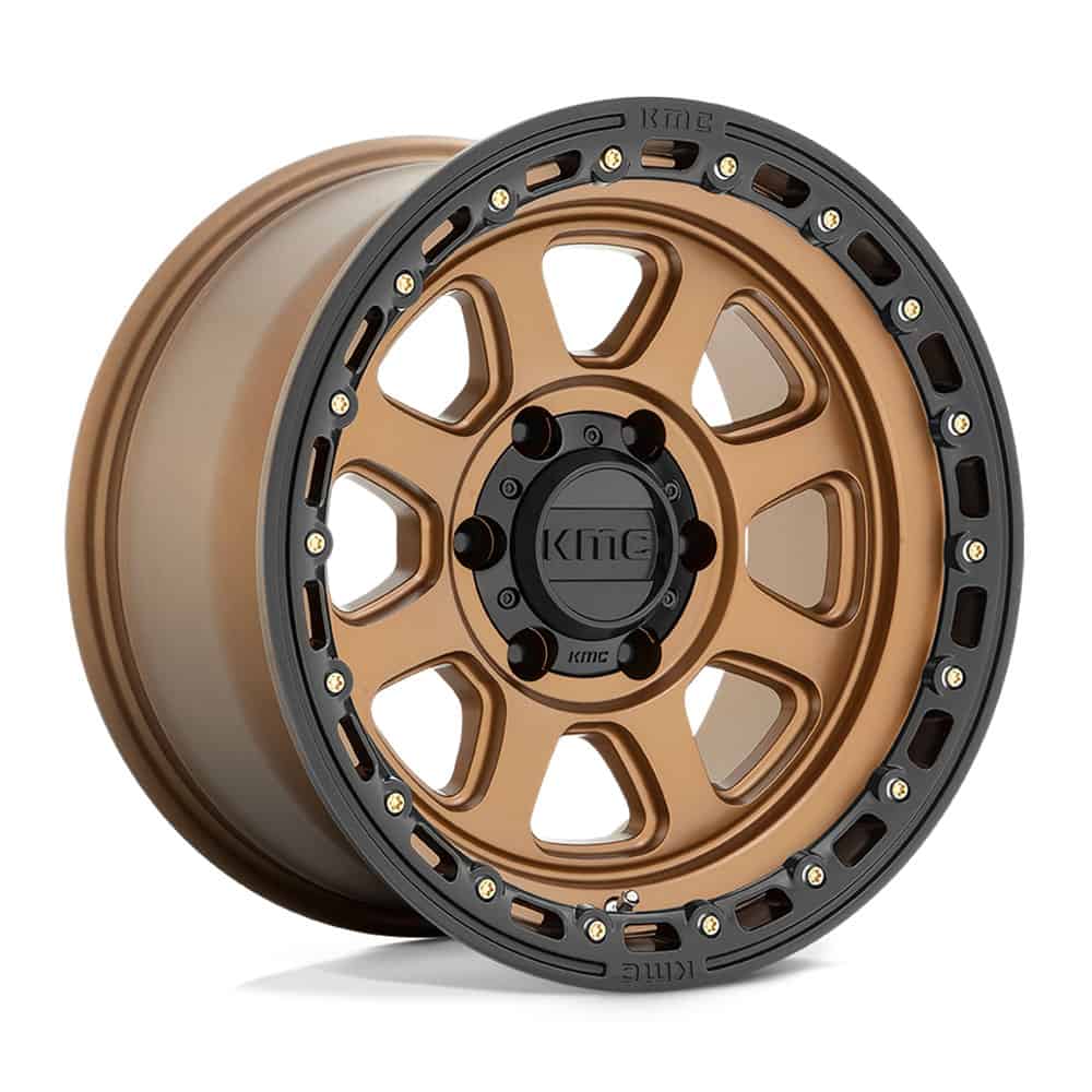 KMC Wheels KM548 20X9 8X170 M-BRZ BLK-LP 18MM - Intensery