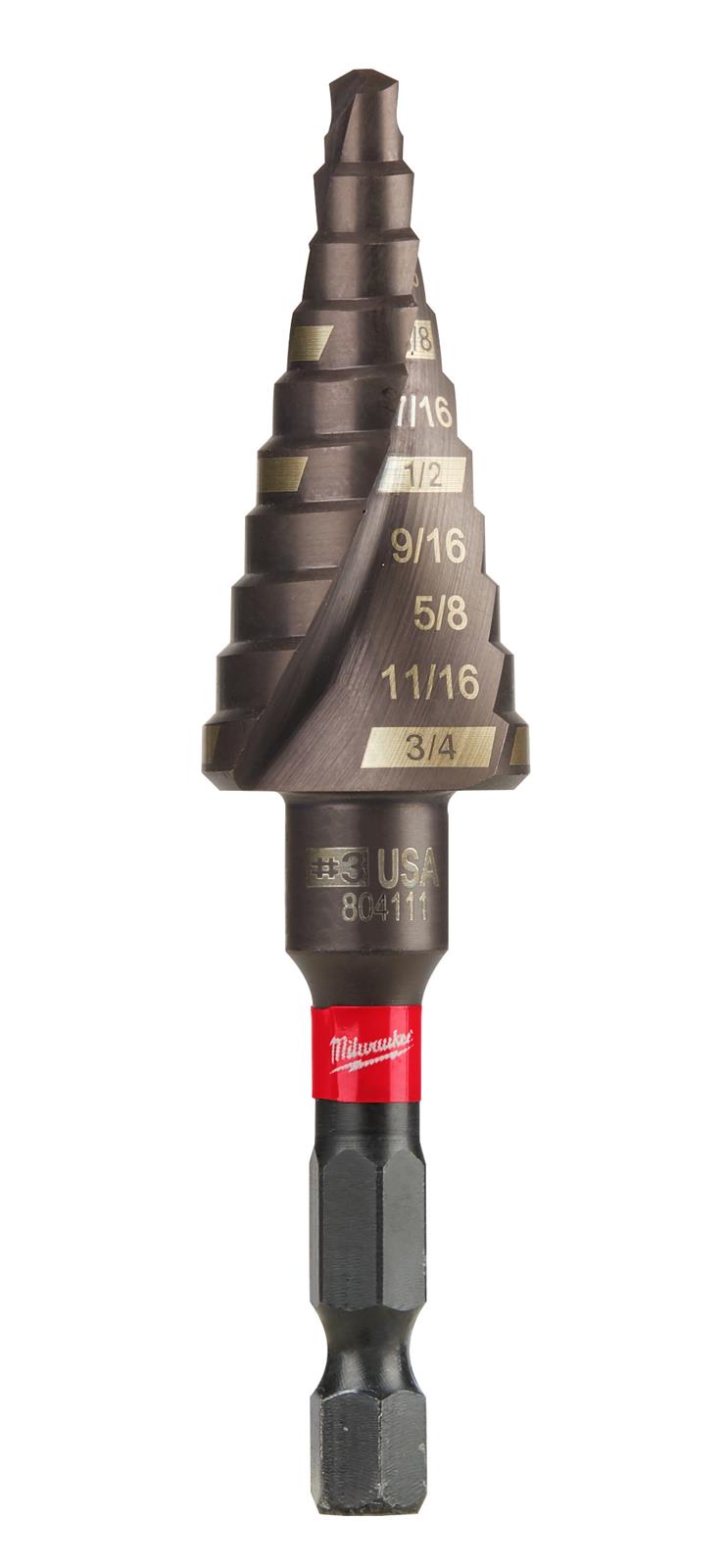 Milwaukee Tool 48-89-9243 Milwaukee SHOCKWAVE Impact Duty Step Drill Bits - Intensery