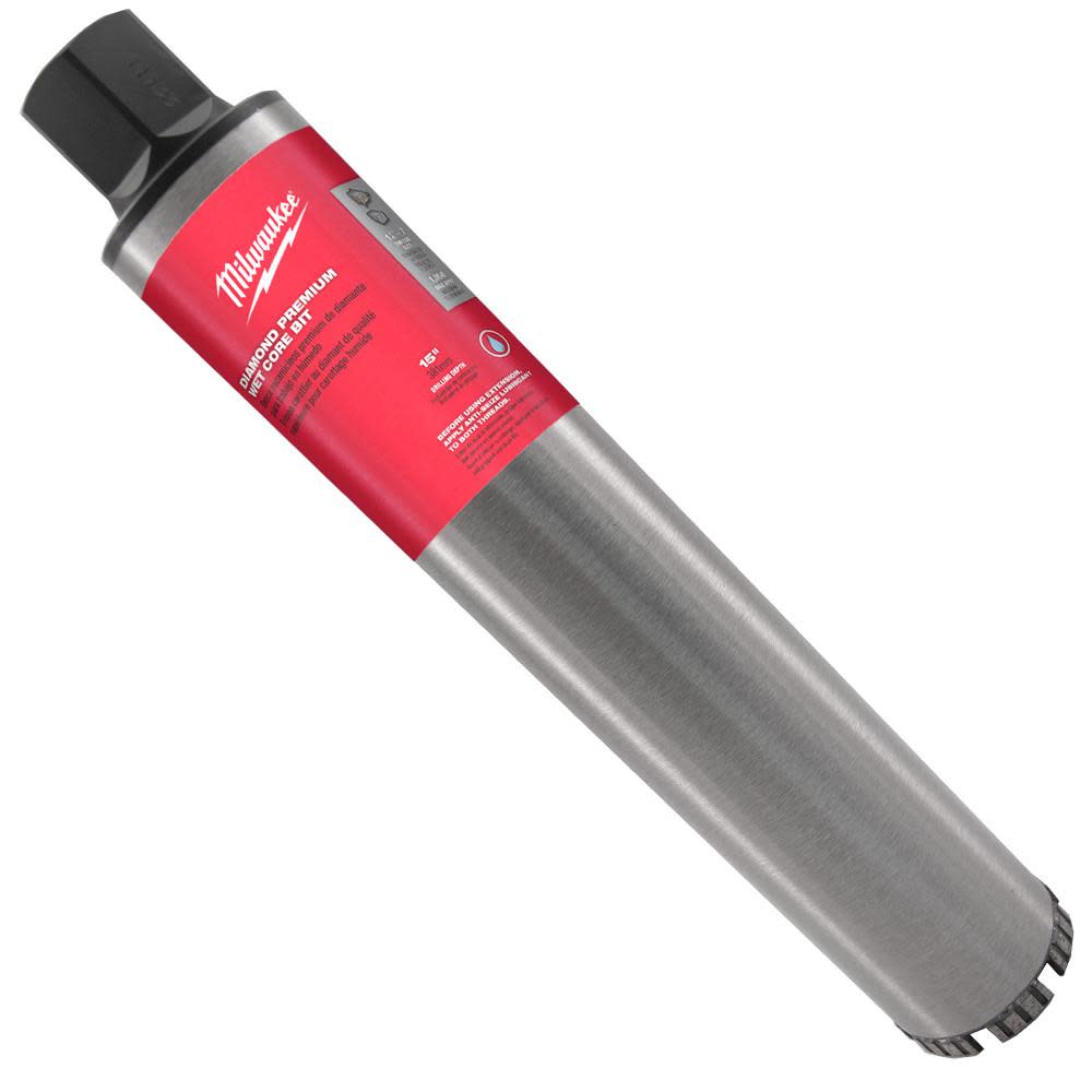 Milwaukee 3/4 in. Diamond Premium Wet Core Bit 48-17-3007 from Milwaukee - Intensery