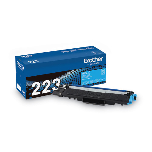 Brother TN223C Toner， 1，300 Page-Yield， Cyan - Intensery