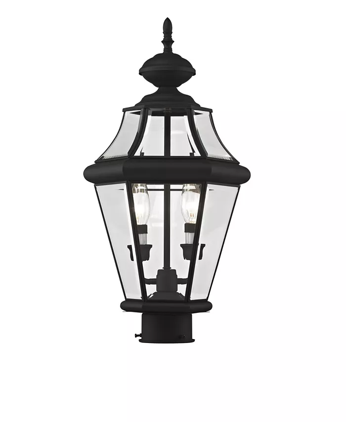 Livex Georgetown 2-Light Outdoor Post Lantern - Intensery