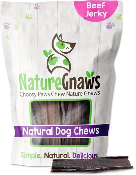 Nature Gnaws Beef Jerky Chews Dog Treats - Intensery