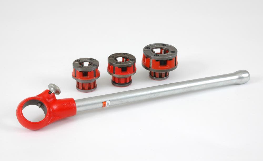 Ridgid 00R 1/2 In - 1 In NPT Exposed Ratchet Threader Set 36345 from Ridgid - Intensery