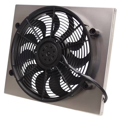 Derale Cooling Products 16821 Derale High-Output Single RAD Fan and Shroud Kits - Intensery