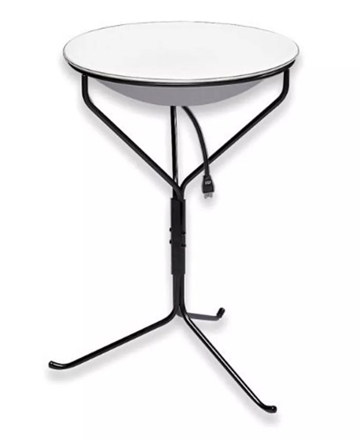 Allied Precision API 970 20-Inch Diameter Heated Bird Bath with Metal Stand - Intensery