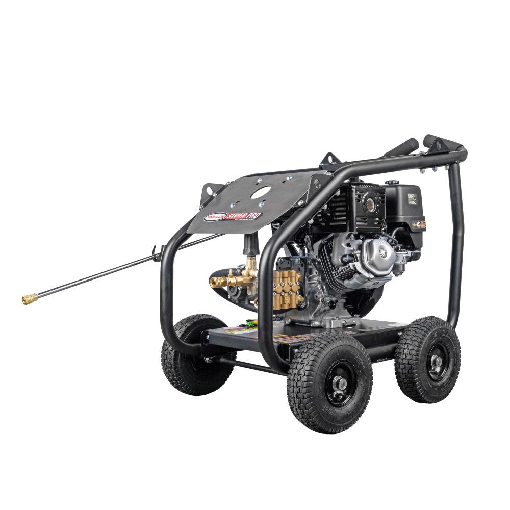 Simpson SuperPro Roll Cage Cold Water Professional Gas Pressure Washer 4400 PSI - Intensery