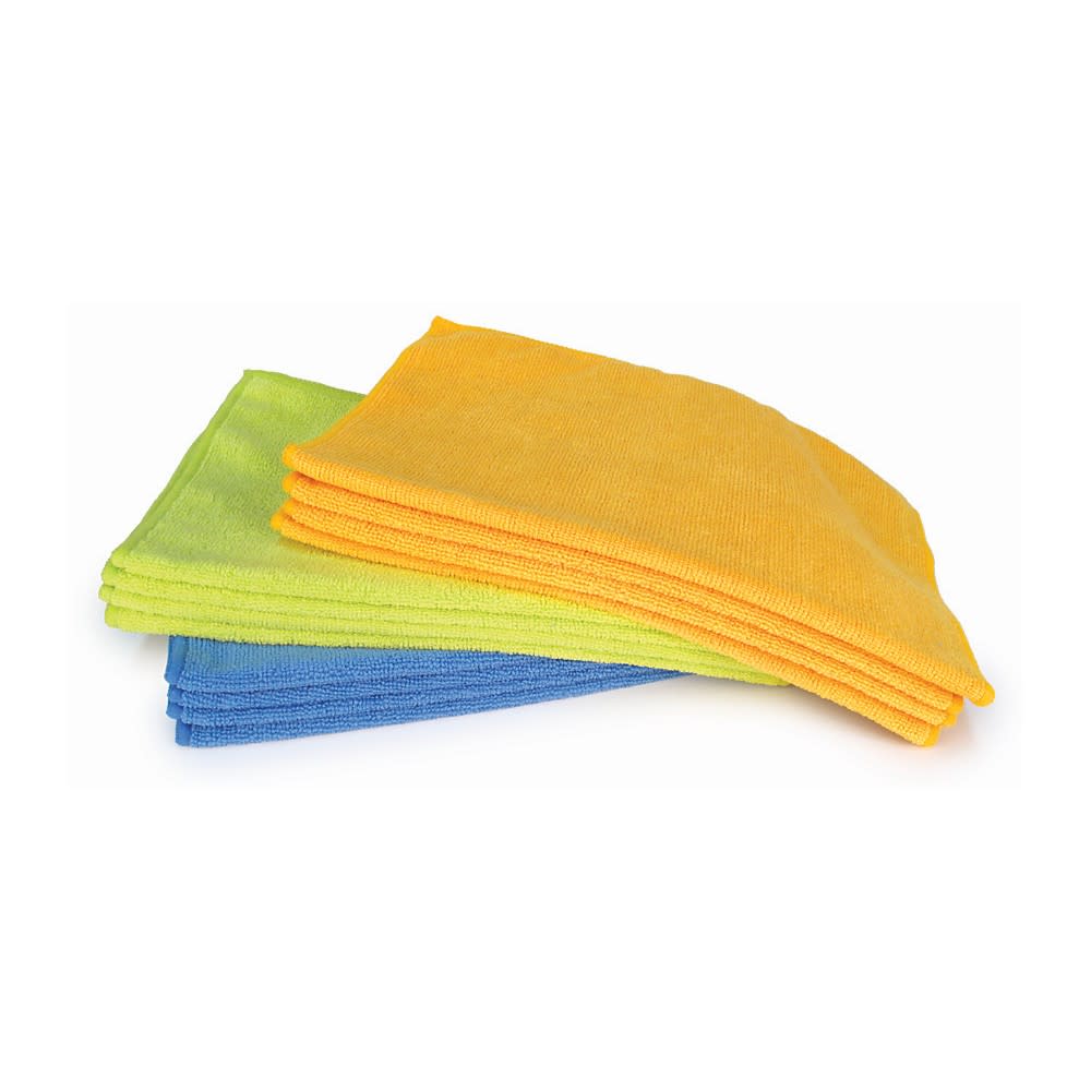 Buffalo 12 x 16 Microfiber Cleaning Cloth 12pk Bag - Intensery