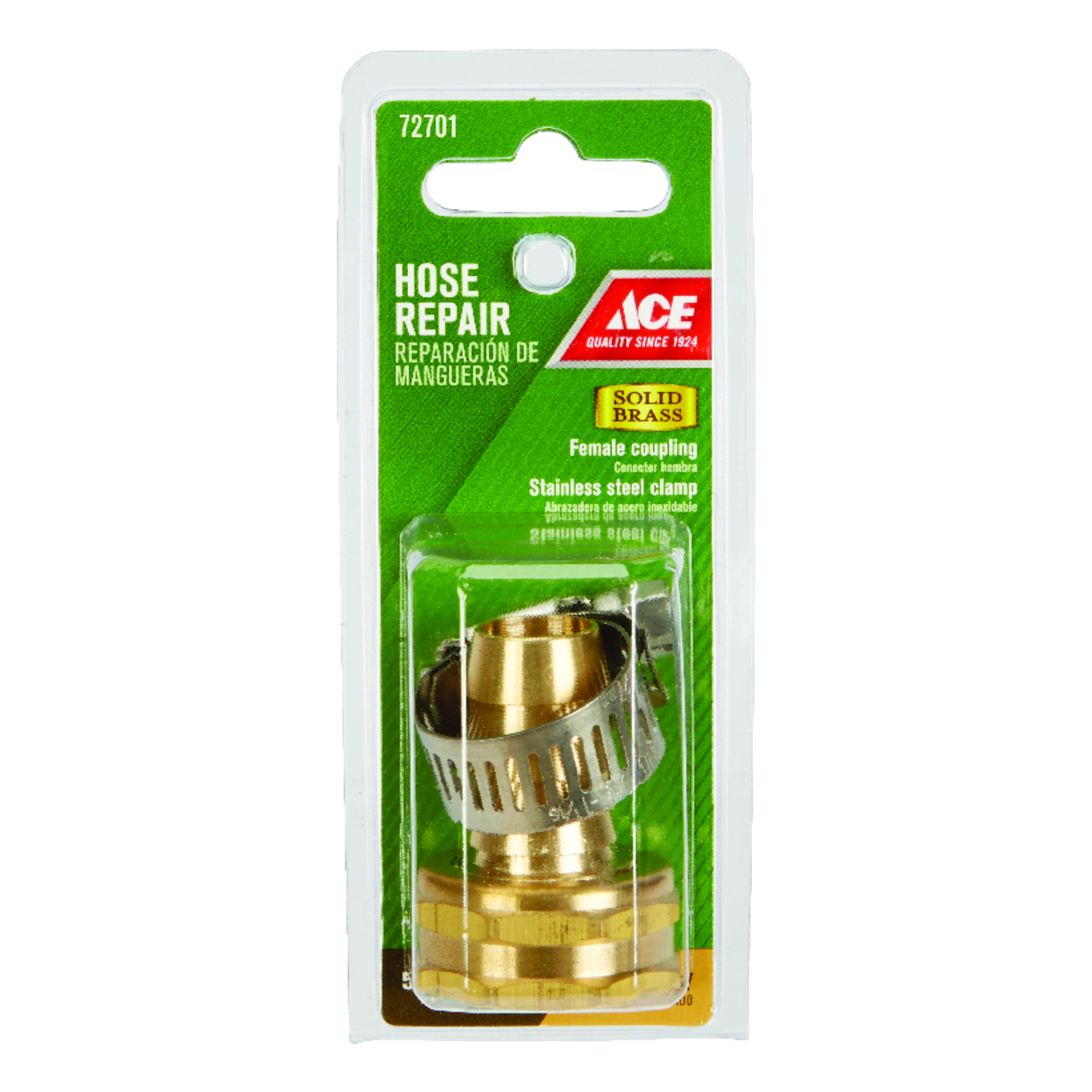 Ace 5/8 Hose Barb x 3/4 FHT in. Brass Threaded Female Hose Repair - Intensery