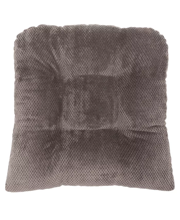 Arlee Home Fashions Delano Set of 2 Chair Pad Seat Cushions - Intensery