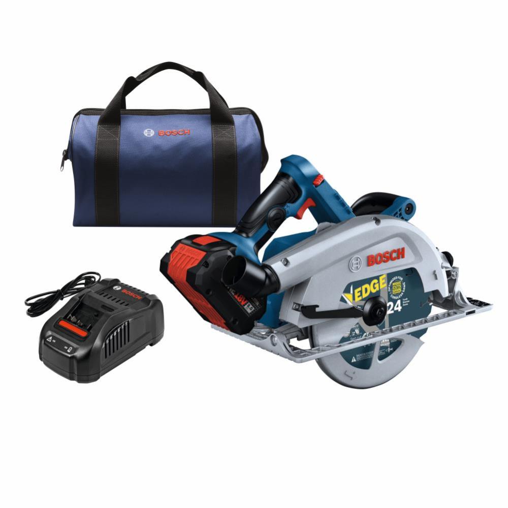Bosch PROFACTOR 18V Strong Arm Connected-Ready 7-1/4 Circular Saw Kit with 1 CORE18V 8.0 Ah PROFACTOR Performance Battery - Intensery