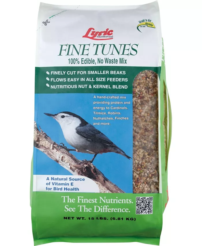 Lyric Bird Seed Fine Tunes No Waste Mix 15 Lb - Intensery