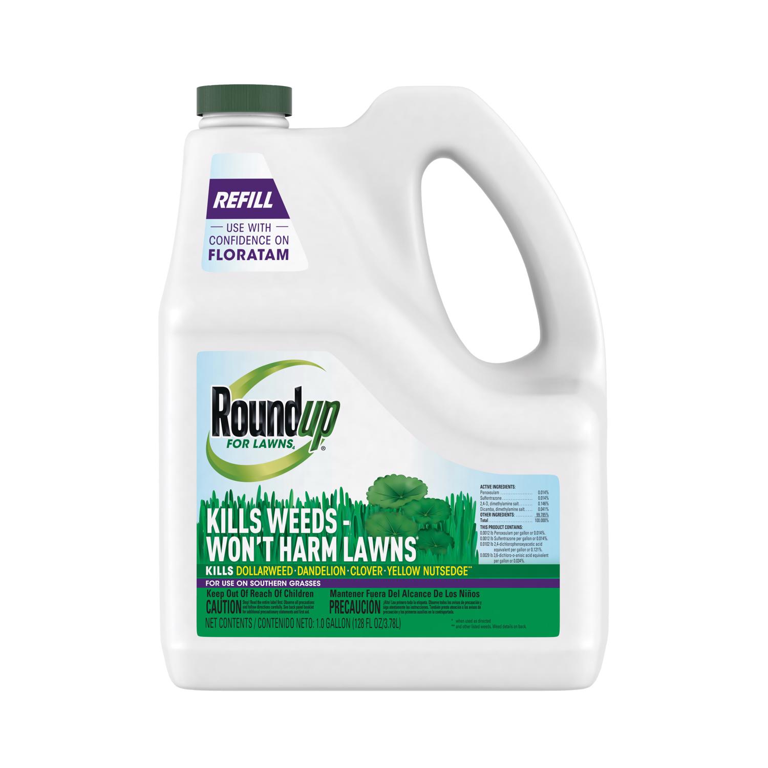 Roundup For Lawns4 Weed Killer Refill RTU Liquid 1 gal - Intensery