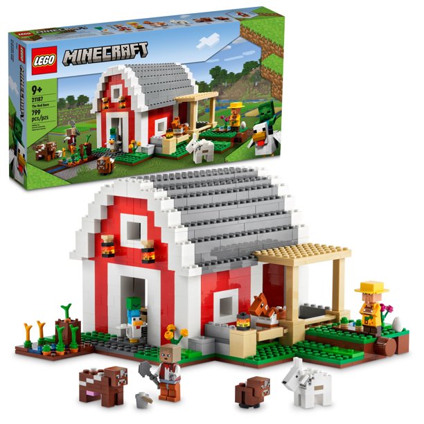 Lego Minecraft The Red Barn 21187 Building Set - Intensery