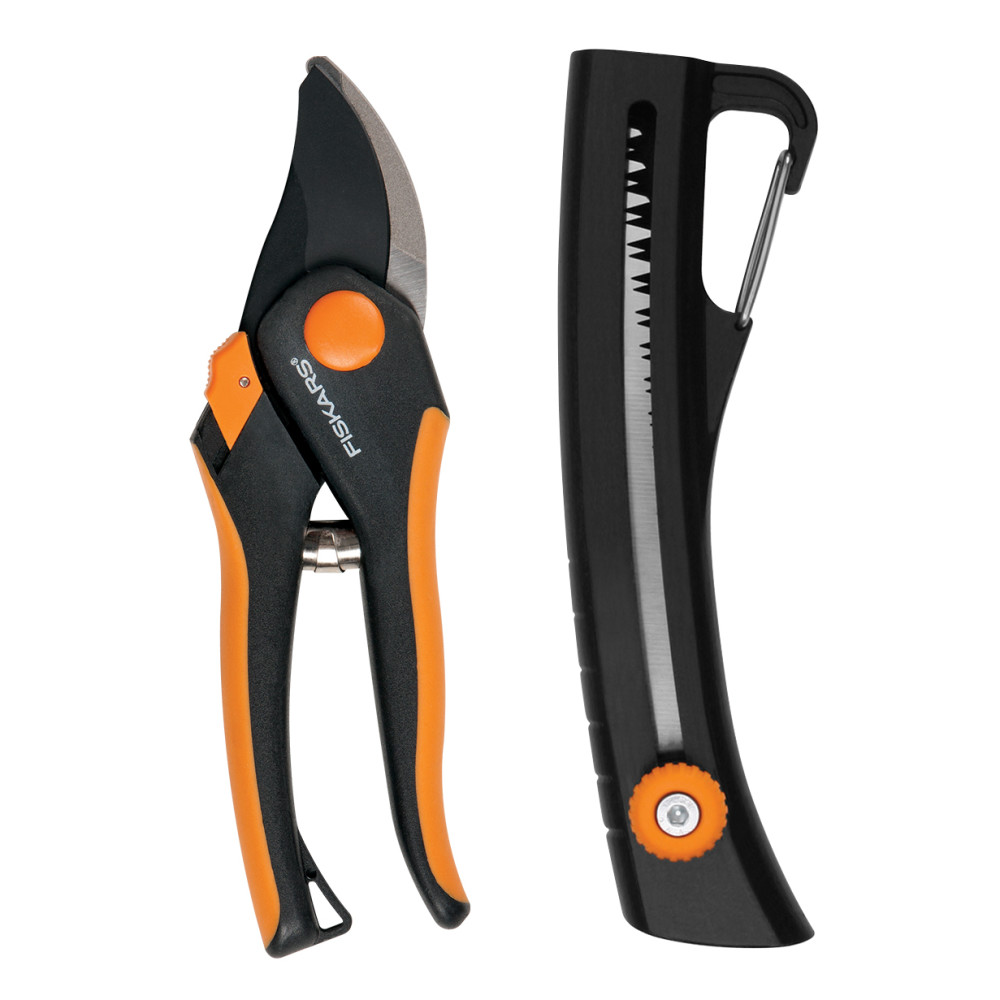 Fiskars Saw Steel Blade and Pruner Set 2pc - Intensery