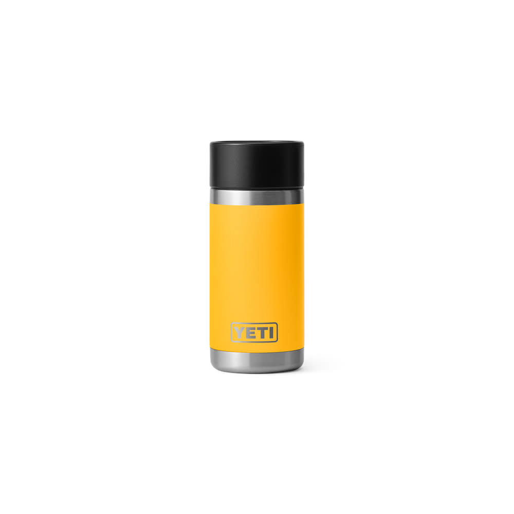 Yeti Rambler Bottle with 360 Deg HotShot Cap Alpine Yellow 12oz - Intensery
