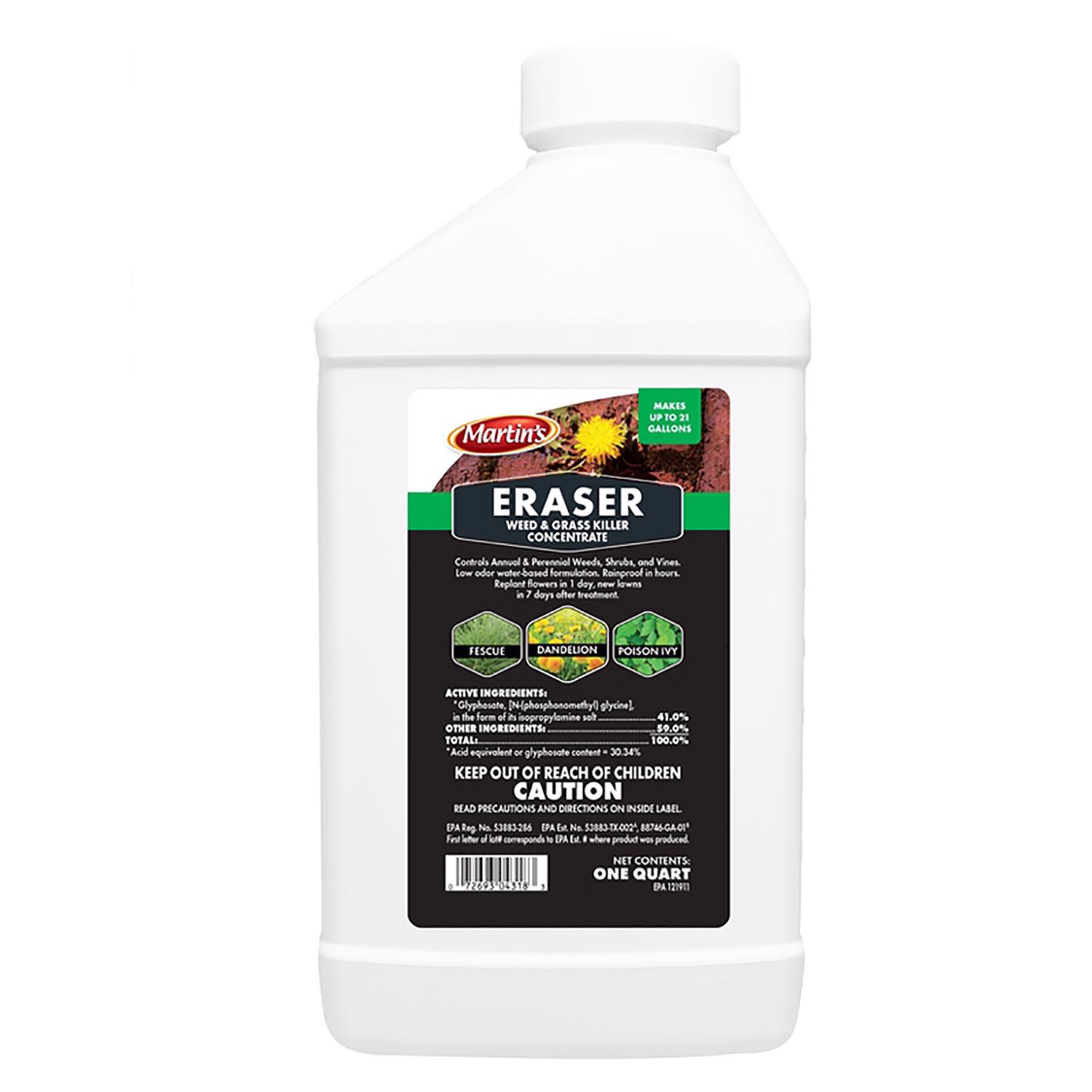 Martin\u0027s Eraser Vegetation Herbicide Concentrate 1 qt - Intensery