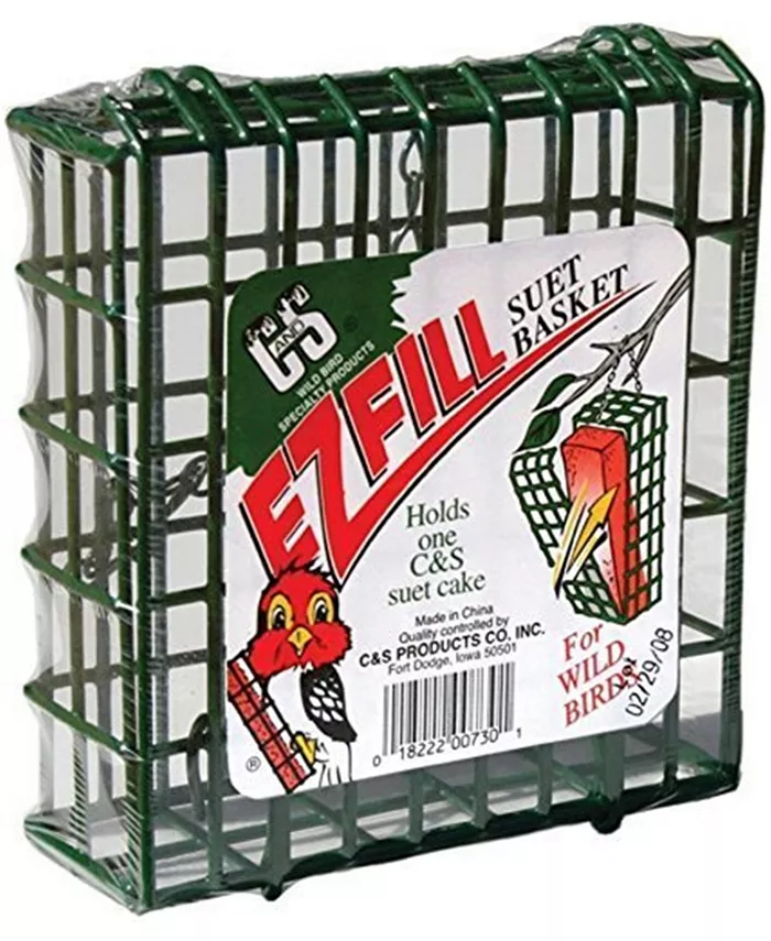 C S Products Co Inc C S EZ Fill Suet Bird Feeder Basket - Intensery