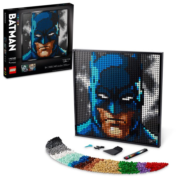 Lego Art Jim Lee Batman Collection 31205 DC Comics Building Kit -31205 4，167 Pieces - Intensery