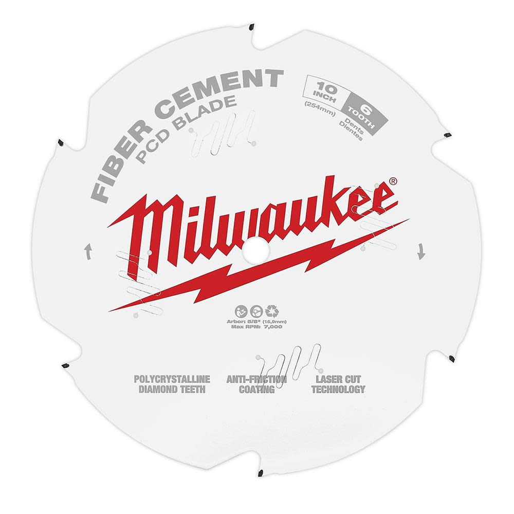 10 in. PCD/Fiber Cement Circular Saw Blade - Intensery