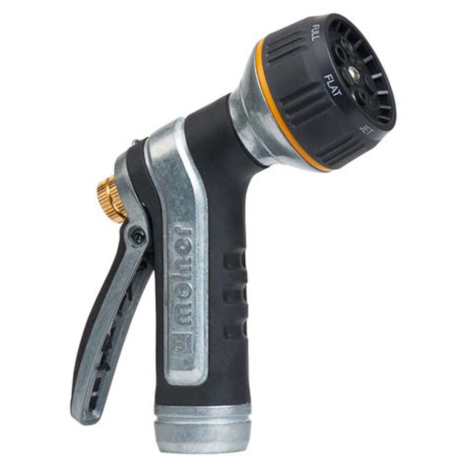Melnor 7 Pattern Adjustable Multi-Pattern Metal Heavy-Duty Hose Nozzle - Intensery