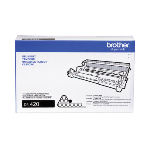 Brother DR420 Drum Unit， 12，000 Page-Yield， Black - Intensery