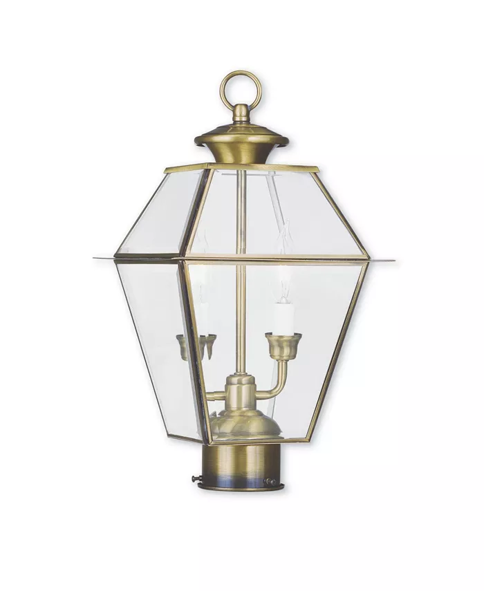 Livex Westover 2-Light Outdoor Post Lantern - Intensery