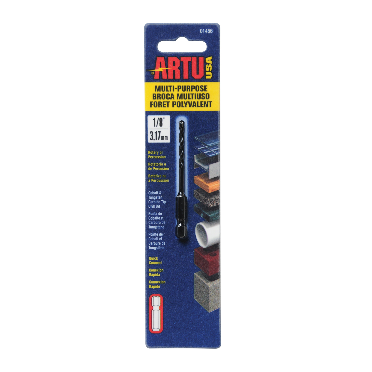 ARTU 1/8 in. X 2-7/8 in. L Tungsten Carbide Tipped Drill Bit 1 pc - Intensery