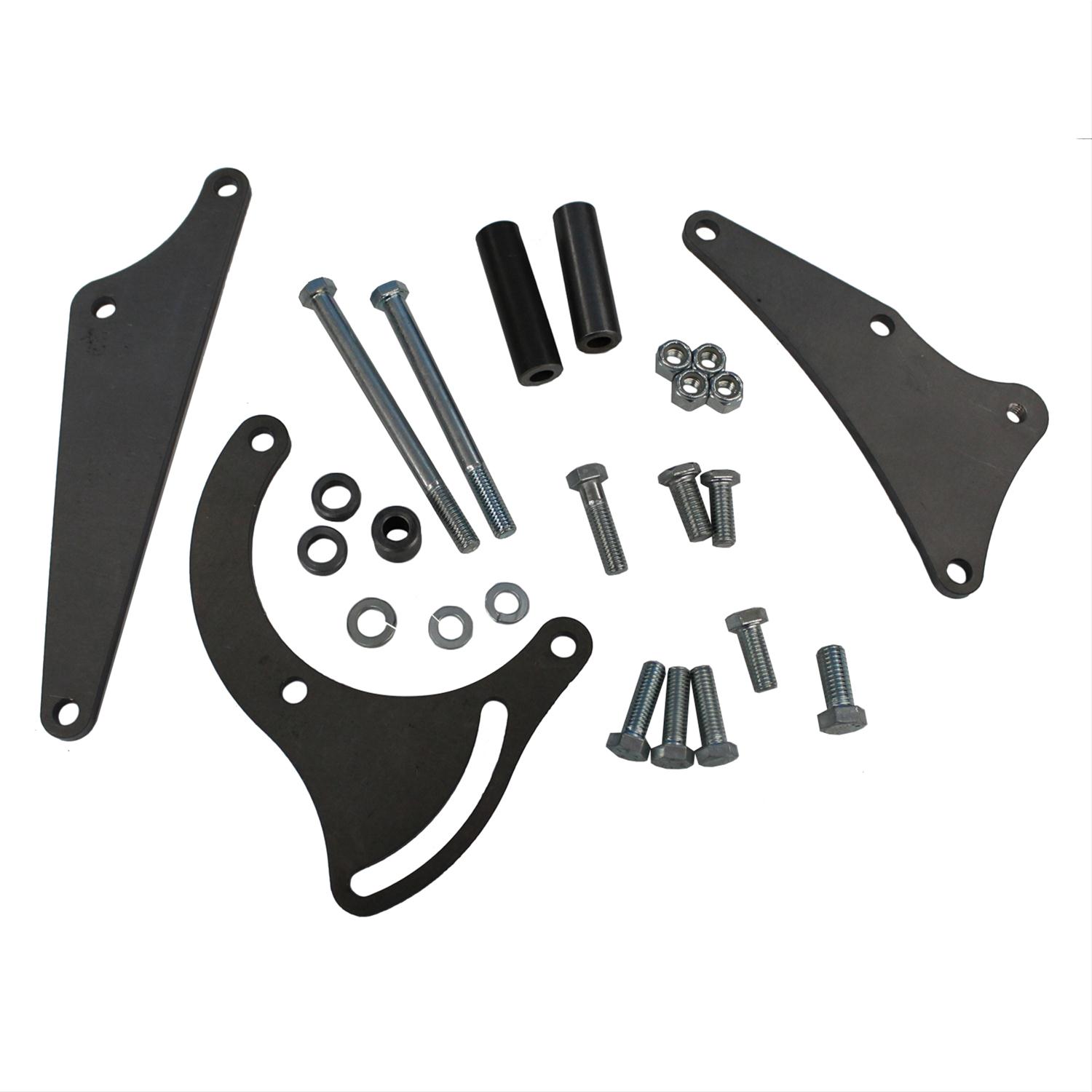 Vintage Air 151370-BCA Vintage Air Side-Mount Compressor Brackets - Intensery