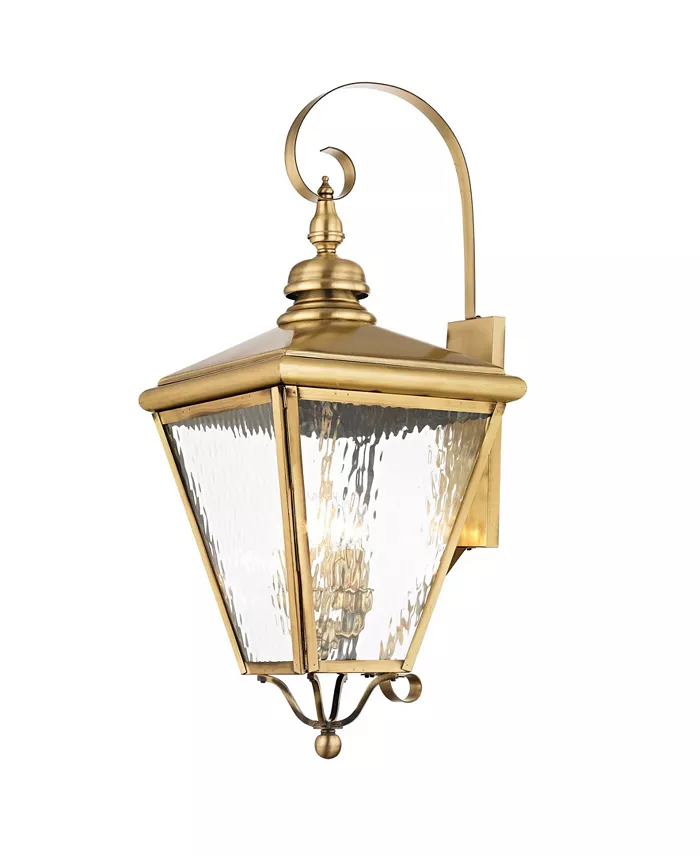 Livex Cambridge 4-Light Outdoor Wall Lantern - Intensery
