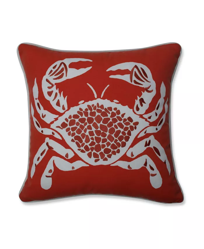 Pillow Perfect Calvin The Crab Throw Pillow - Intensery