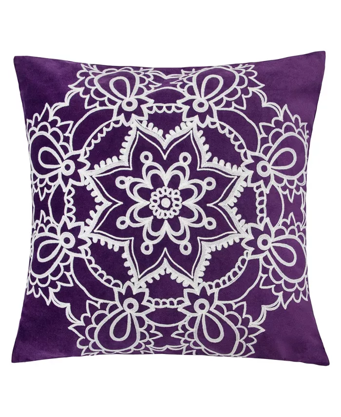 Homey Cozy Eleanor Star Mandala Square Decorative Throw Pillow - Intensery