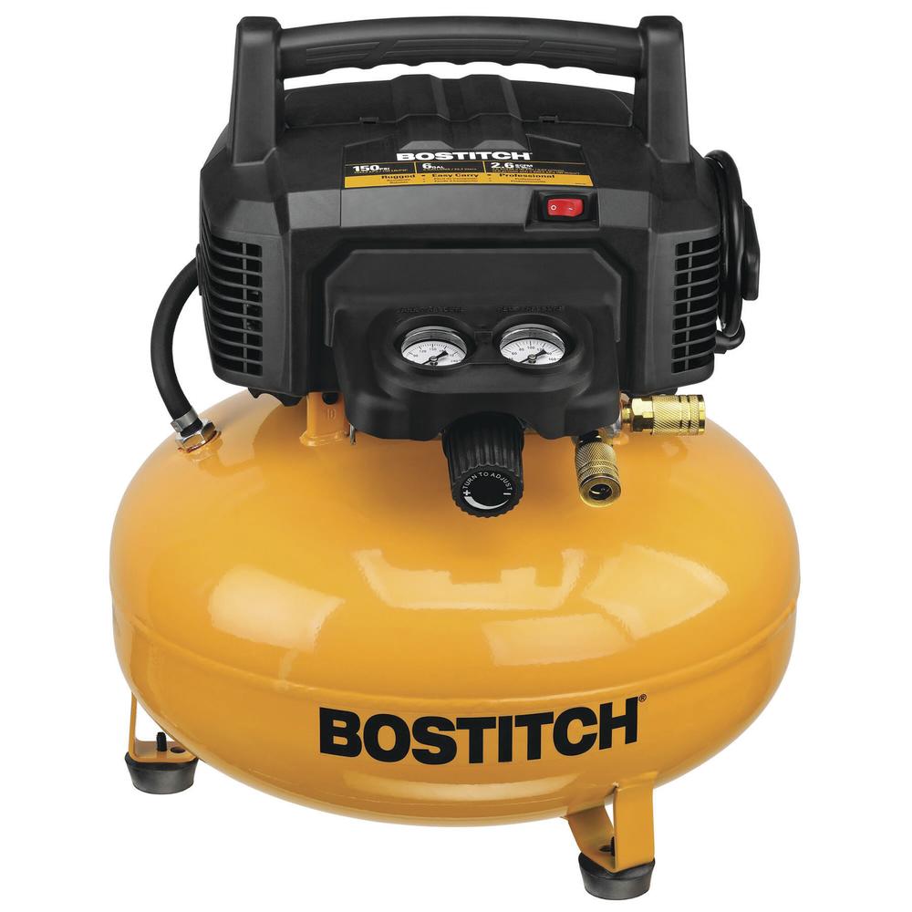 Bostitch® 6-Gallon 150 PSI Portable Electric Pancake Air Compressor - Intensery