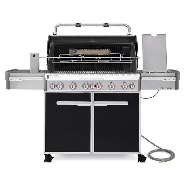 Summit E-670 Gas Grill (NG) - Black - Intensery