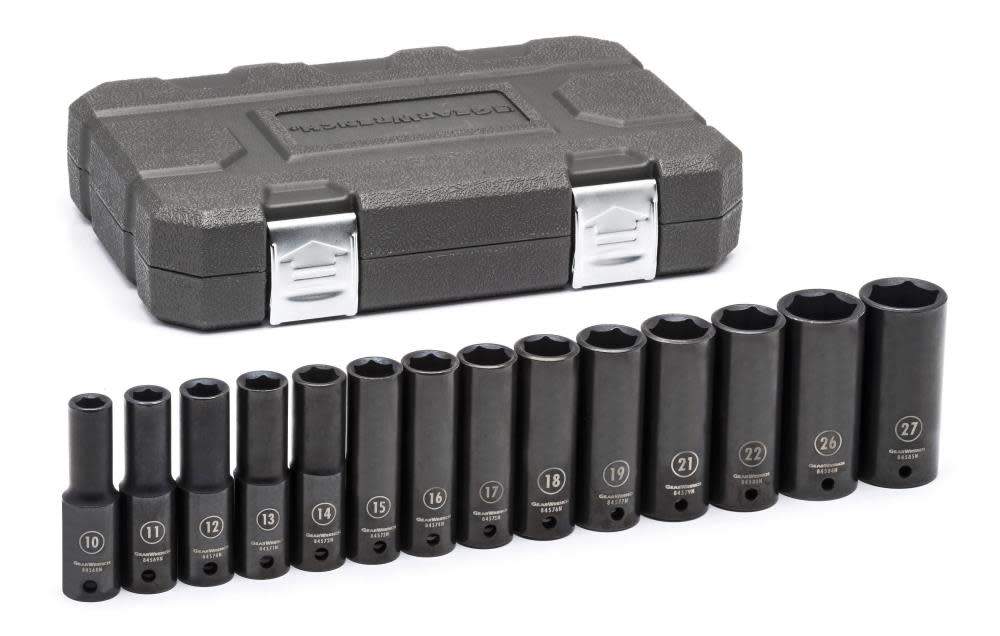 GEARWRENCH Impact Socket Set 14 pc. 1/2 In. Drive 6 Point Metric Deep 84955N from GEARWRENCH - Intensery