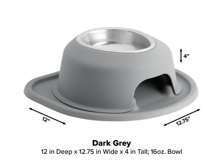 WeatherTech SH1604DGDG WeatherTech Single High Pet Feeding System - Intensery