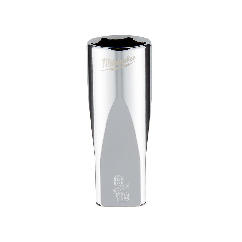 Milwaukee 1/4 in. Drive 9/16 in. SAE 6-Point Deep Socket 45-34-9021 from Milwaukee - Intensery