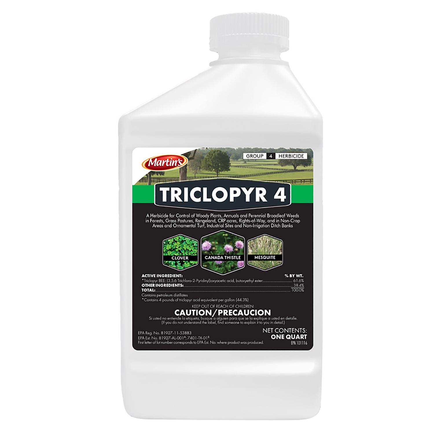 Martin\u0027s Triclopyr 4 Broadleaf Herbicide Concentrate 1 qt - Intensery