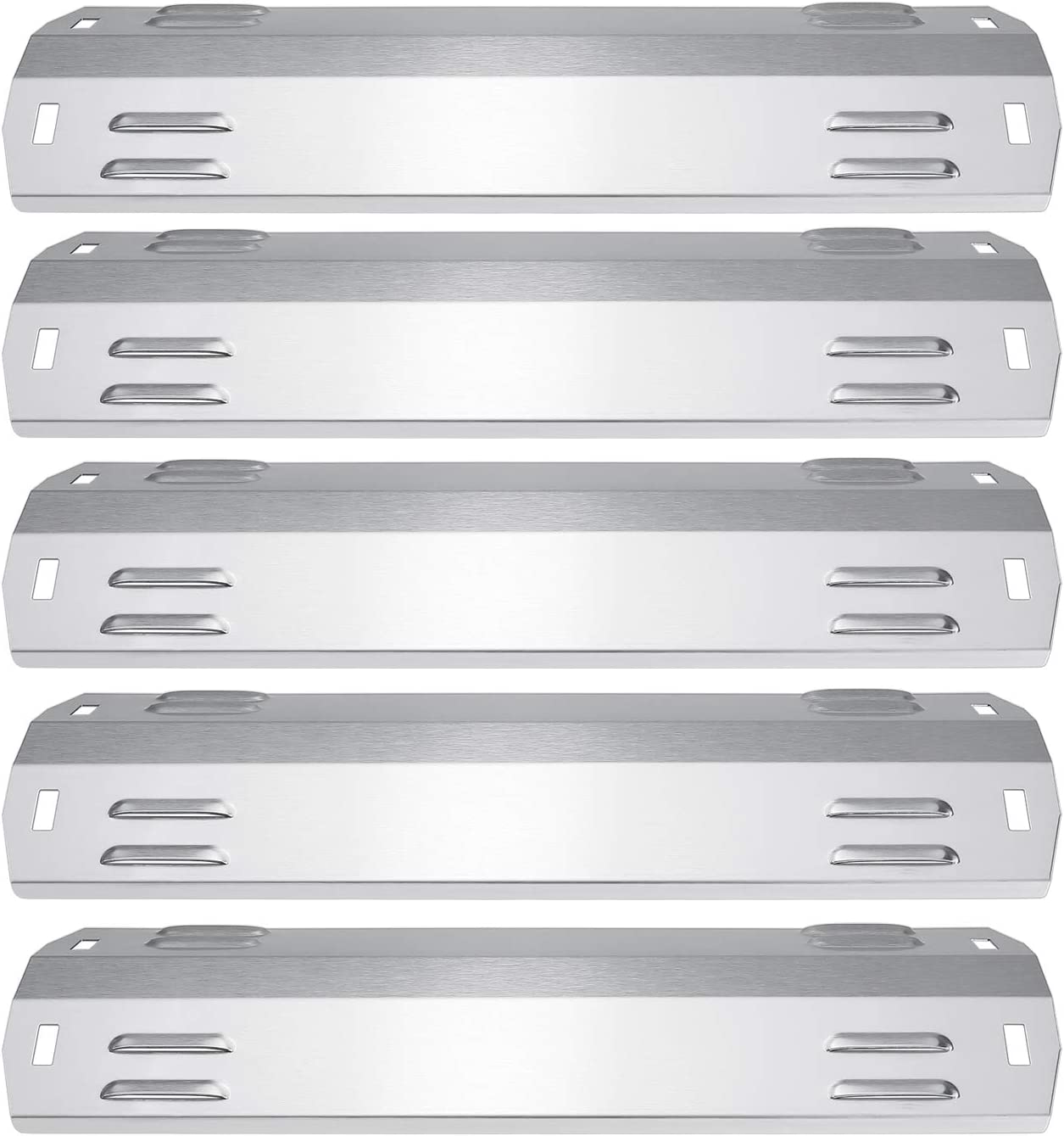 Grill Heat Tent Shield Plates fits 5 Burner Dyna Glo DGA550SSP-1, DGA550SSP-D-1, DGA550SSP, DGA550SSP-D Grills, 5 Pcs Kit - Intensery