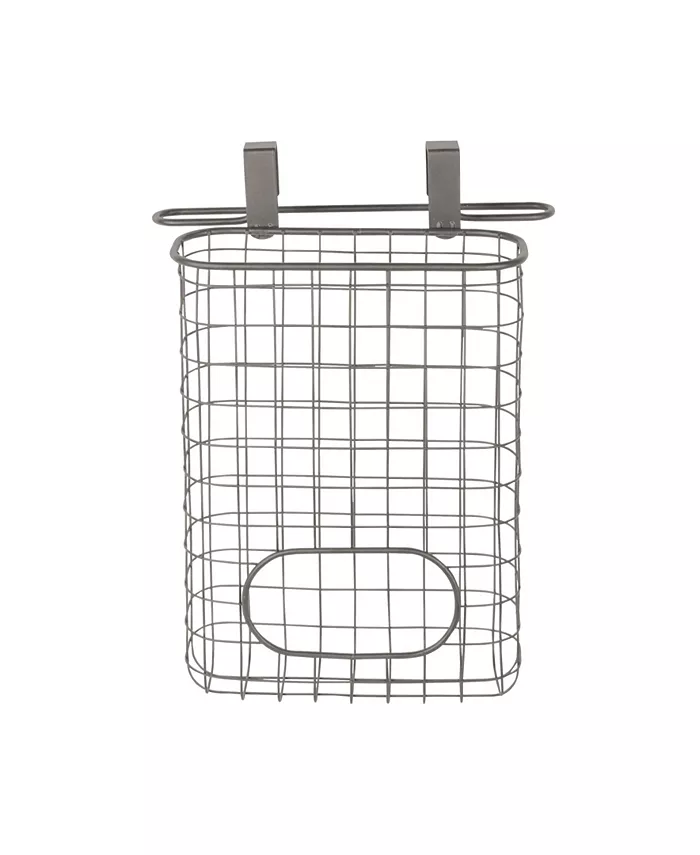 Spectrum Grid Over The Cabinet Towel Bar Bag Storage - Intensery