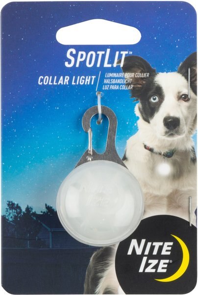 Nite Ize SpotLit Dog and Cat Carabiner Collar Light - Intensery
