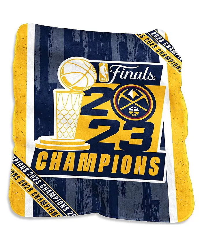 Logo Brands Denver Nuggets 2023 NBA Finals Champions 50'' x 60'' Silk Touch Throw Blanket - Intensery