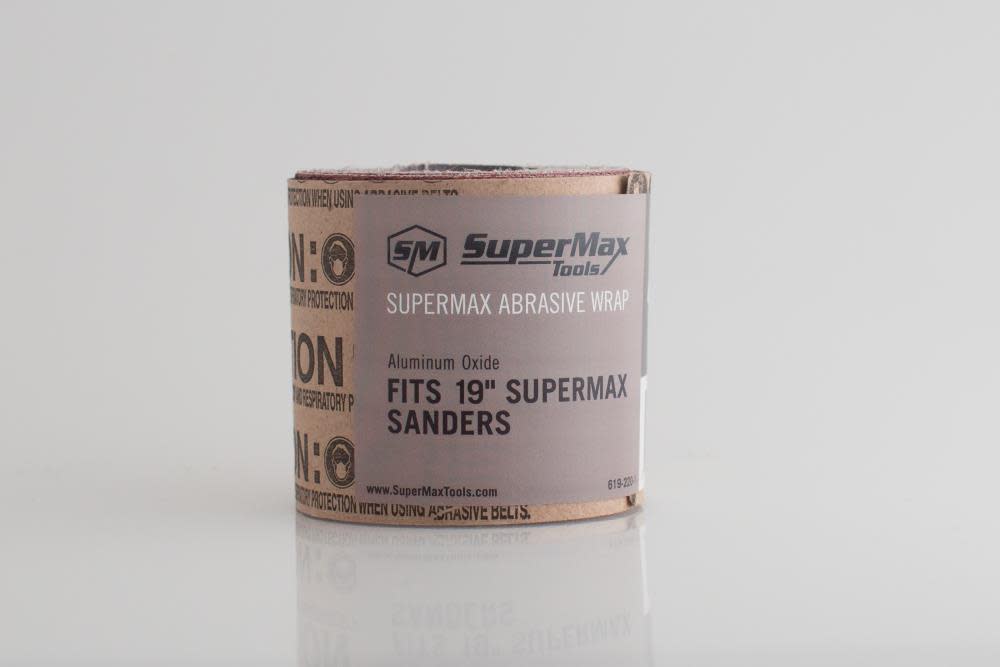 Supermax Tools 80 Grit Individual Sandpaper Wrap for 19-38 Drum Sander 619-080-1 from Supermax Tools - Intensery