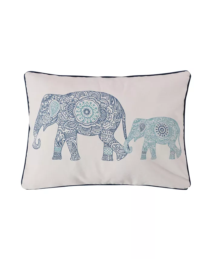 Levtex Tania Elephants Decorative Pillow， 12