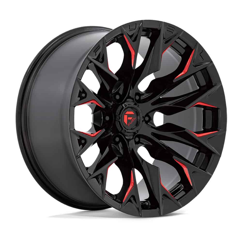 Fuel 1PC Wheels D823 20X10 6X135 G-BLK MILL C-RED -18MM - Intensery