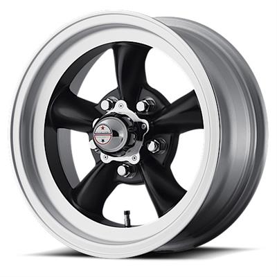American Racing VN1055661B American Racing VN105 Torq-Thrust D Black Wheels with Machined Lips - Intensery