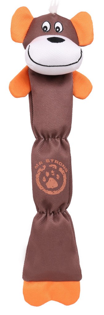 Pet Life Extra Long Dura-Chew Reinforce Stitched Durable Water Resistant Plush Chew Tugging Dog Toy in Brown (One Size) - Pet Life DT36BR - Intensery