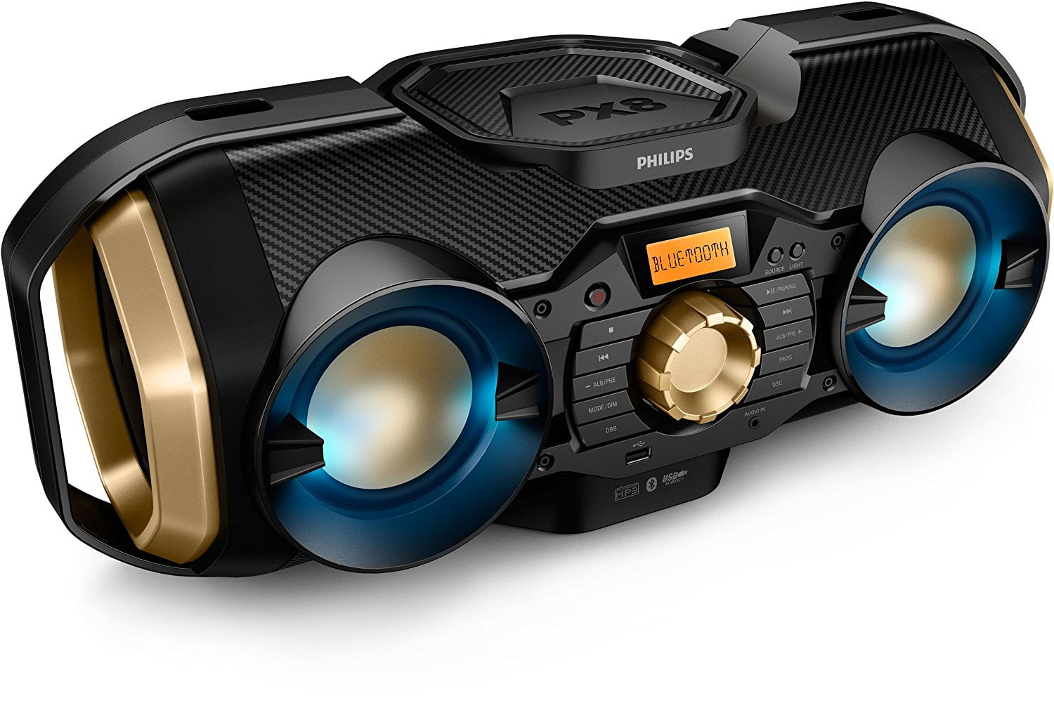 Philips Boombox, Black, PX840T - Intensery