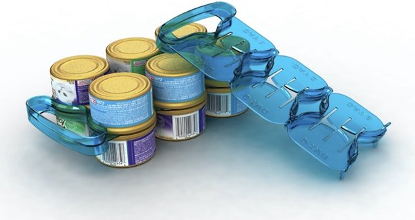 Duke-N-Boots Pantry Pack Food Can Organizer， Blue - Intensery