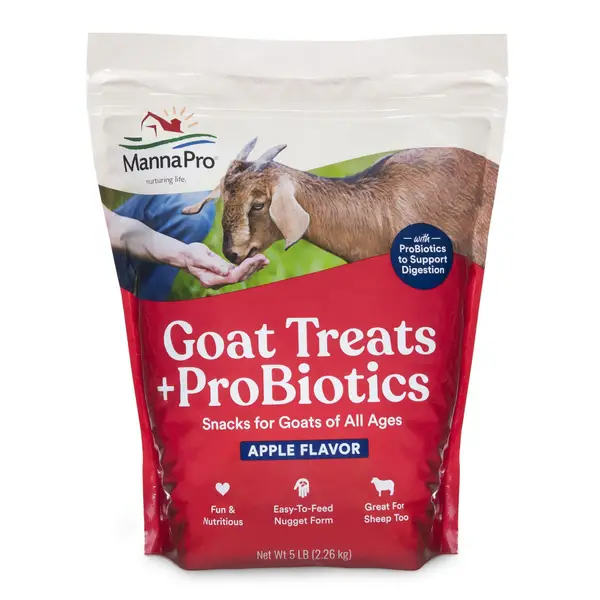 Manna Pro 5 lb Apple Flavor Goat Treats with Probiotics - Intensery